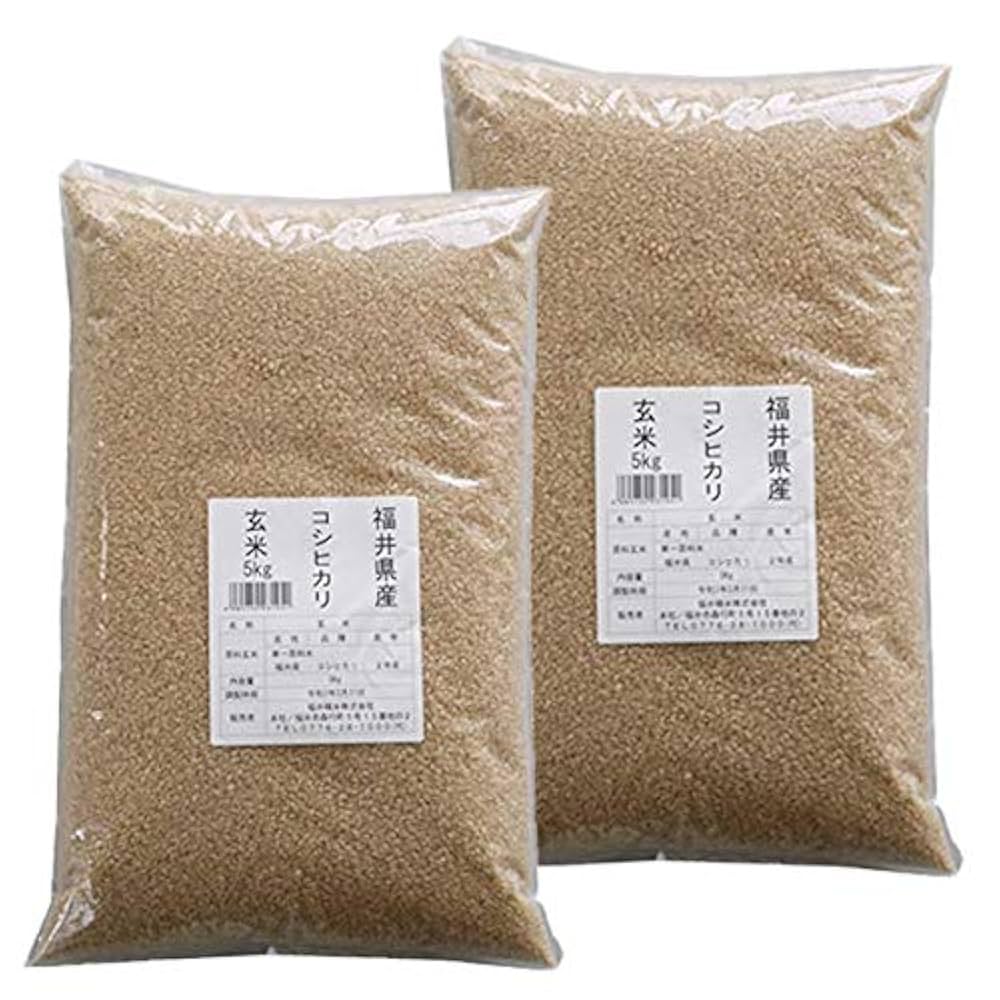 令和6年度産 　福井県産 コシヒカリ　玄米10kg Amazon.co.jp: 玄米 福井県産コシヒカリ 令和6年産 (10kg