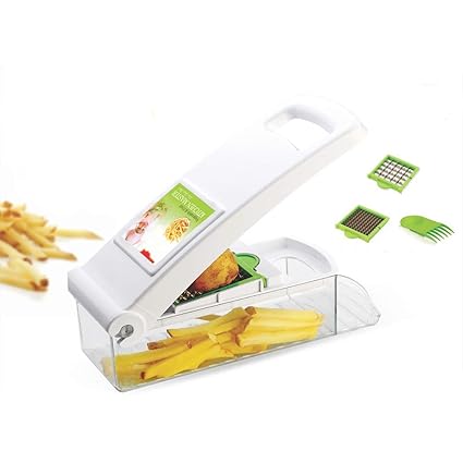 Black Olive Kitchen Master Slicer, Multi-Functional Kitchen Master Fruit & Vegetable Cutter, Grater, Slicer Dicer, Peeler Hand Chopper, Cutter Kitchen Accessories (Plastic)