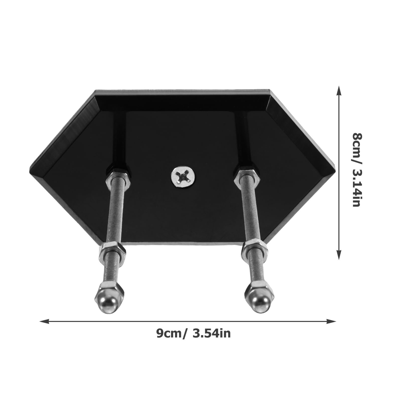 NULYLU 2pcs Skateboard Wall Mount Rack Acrylic Skateboard Hanger Holder for Display