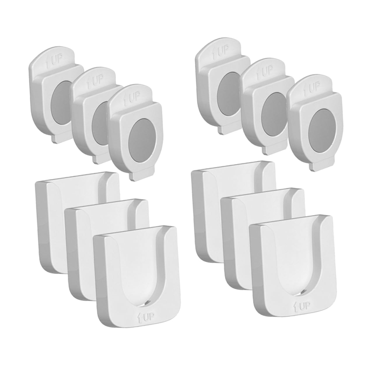 PRETYZOOM 12 Juegos Almacenamiento De Control Remoto Soporte Magnético De Plástico. Soporte Magnético Decorativo Magnético Para El Hogar Estante De Control Remoto Abs