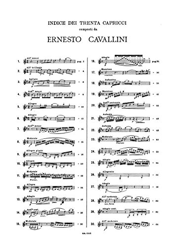 カヴァリーニ : 30の奇想曲 カプリス (クラリネットソロ) リコルディ出版 Amazon | カヴァリーニ : 30の奇想曲 カプリス (クラリネットソロ