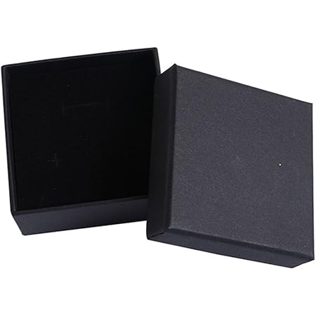 Amazon アクセサリーケース ギフトボックス ブラック 85 85 42ｍm スポンジ付き 1個入 ギフトボックス 通販