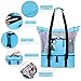 FITFORT Mesh Beach Tote Bag with Detachable Beach Cooler - MAX Capacity 34L 150lbs Ultra Durable for Women