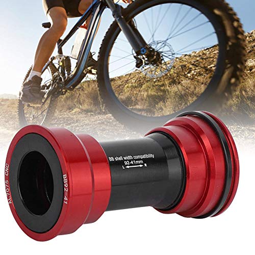 Vgeby Bike Ceramics Bearing Integrated Bottom Bracket Chain Wheel Bb91/Bb92(Press-In Type-Red) #TOP5