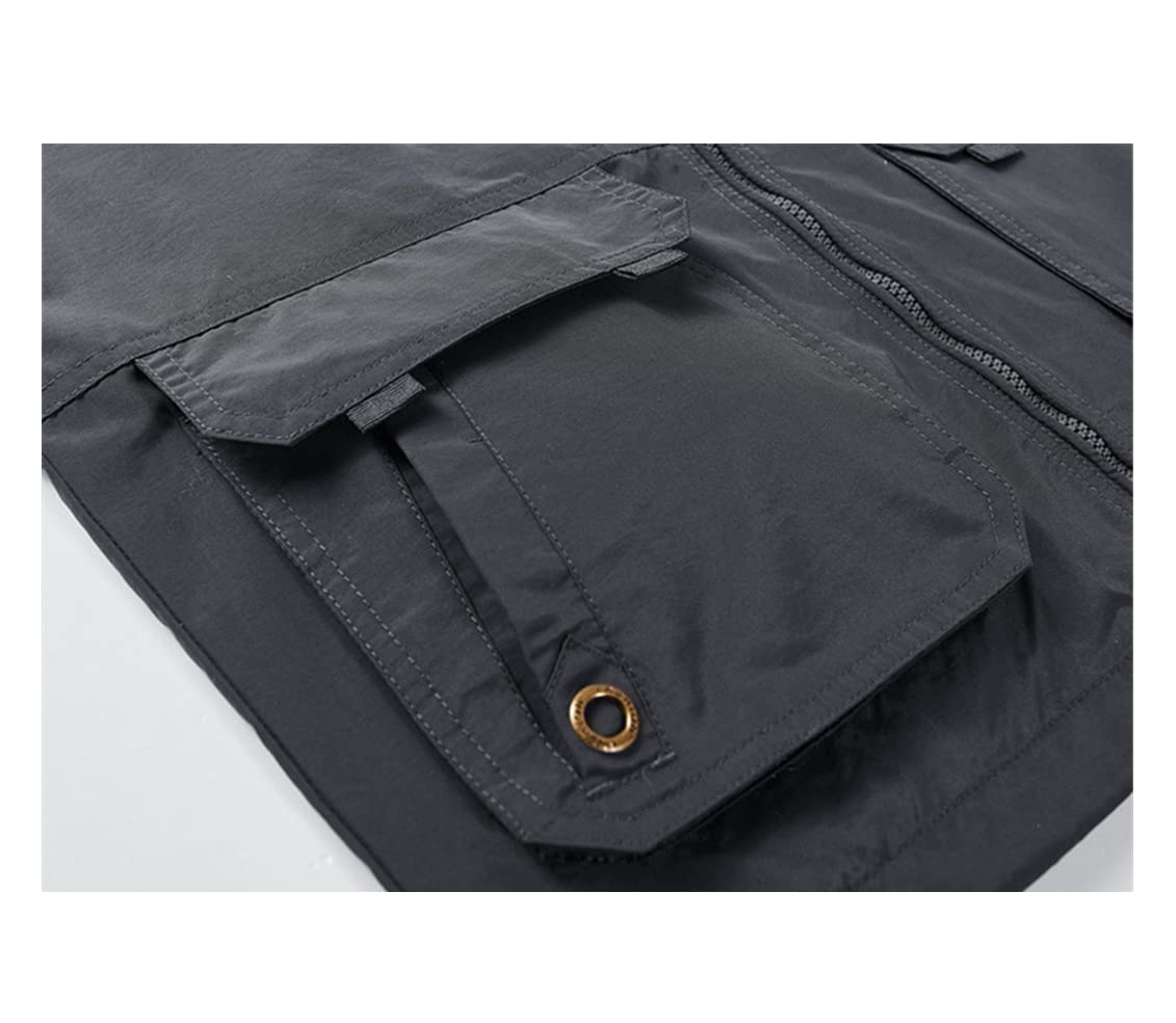 Gilet de pêche en plein air, gilet simple pour le travail en plein air, la chasse, le camping, veste en maille multi-poches