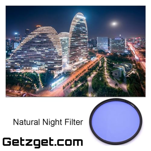 Image of GetZget Nd Filters Lens Compatible with oneplus12, iPhone 14 /15 pro & pro max, Xiaomi 14 Mobile Cover, DSLR Camera (Neatural Night Filter, 58mm)