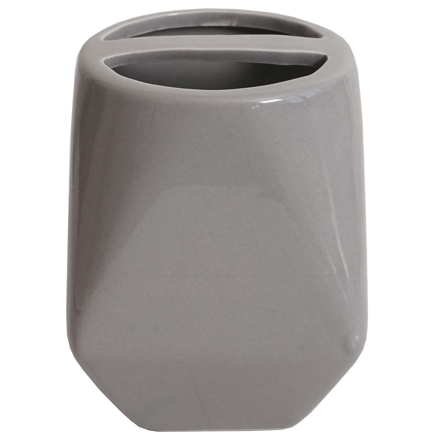 Mendler Juego de baño de 5 piezas HWC-C71AM, juego de baño, accesorios de baño, cerámica - gris