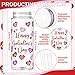 Vesici 12 Pcs Happy Galentines Day Party Favors 14.2oz Galentine Day Tumbler with Lid and Straw Plastic Reusable Tumbler Bulk Inspirational Gifts Cold Drinking Cup for Romantic Valentine Girl Women