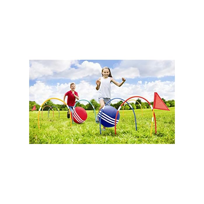 Buy Giant Kick Croquet Game Set Includes Inflatable Croquet Balls