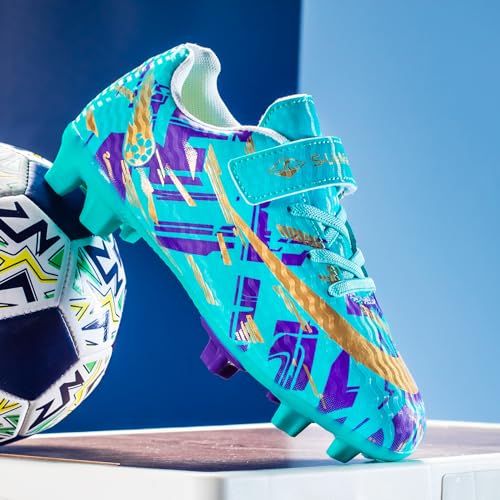 Soccer Cleats for Kids Boys Girls Indoor Football Firm Ground Turf Training Shoes for Youth4