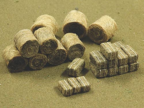 Foin 32502 Bachmann lot de 35 paquets de paille miniature pour modélisme ferroviaire HO