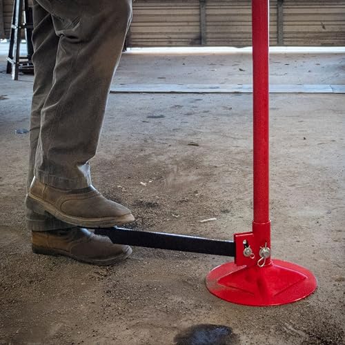 Image of SUNEX TOOLS 6810A, Underhoist Support Stand with Foot Pedal, Ton Capacity, Large Base, Bearing Mounted Spin Handle, Height Adjustment Under Load, Lightweight, Supports Vehicle Components Only