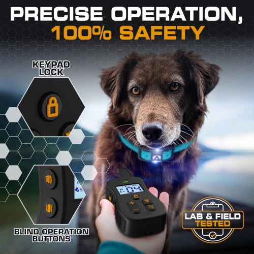 Image of INVIROX Ultra K9 Dog Training Collar with Remote for Large Breeds
