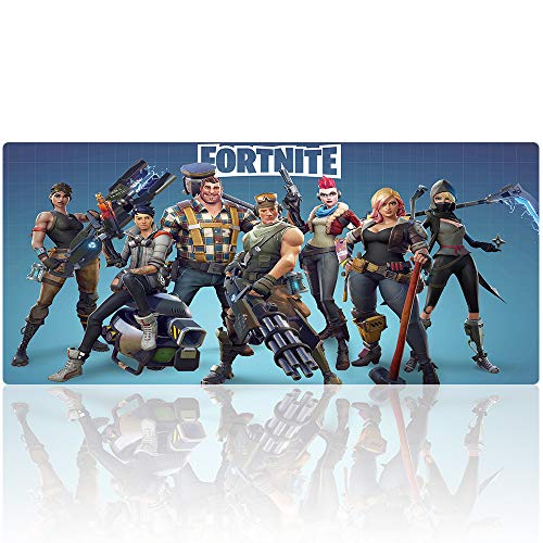 Beyme Alfombrilla de ratón para Juegos, tamaño Grande, 900 x 400 mm, Base de Goma Antideslizante con Bordes cosidos para Ordenador, PC y portátil