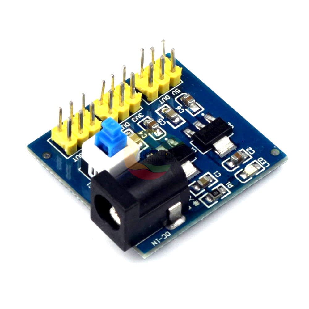 DC Power Converter Buck Step Down Power Supply Module DC-DC 6-12V to 3.3V 5V 800mA Indicator for Arduino