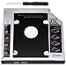 Zacro SATA HDD HD SATA Segundo 2.5 '' Disco Duro Caddy/Optical Bahía de Disco Duro SATA de 12,7 mm Portátil de CD/DVD-ROM de HP Sony Acer IBM ASUS Fujitsu Toshiba etc