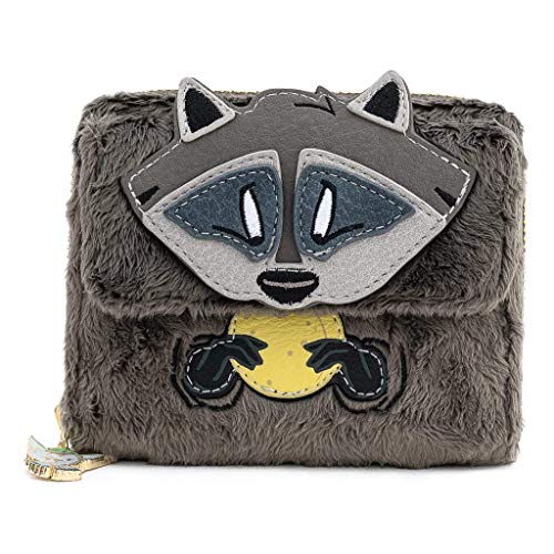 Loungefly x Disney Pocahontas Meeko Faux Fur Cosplay Wallet