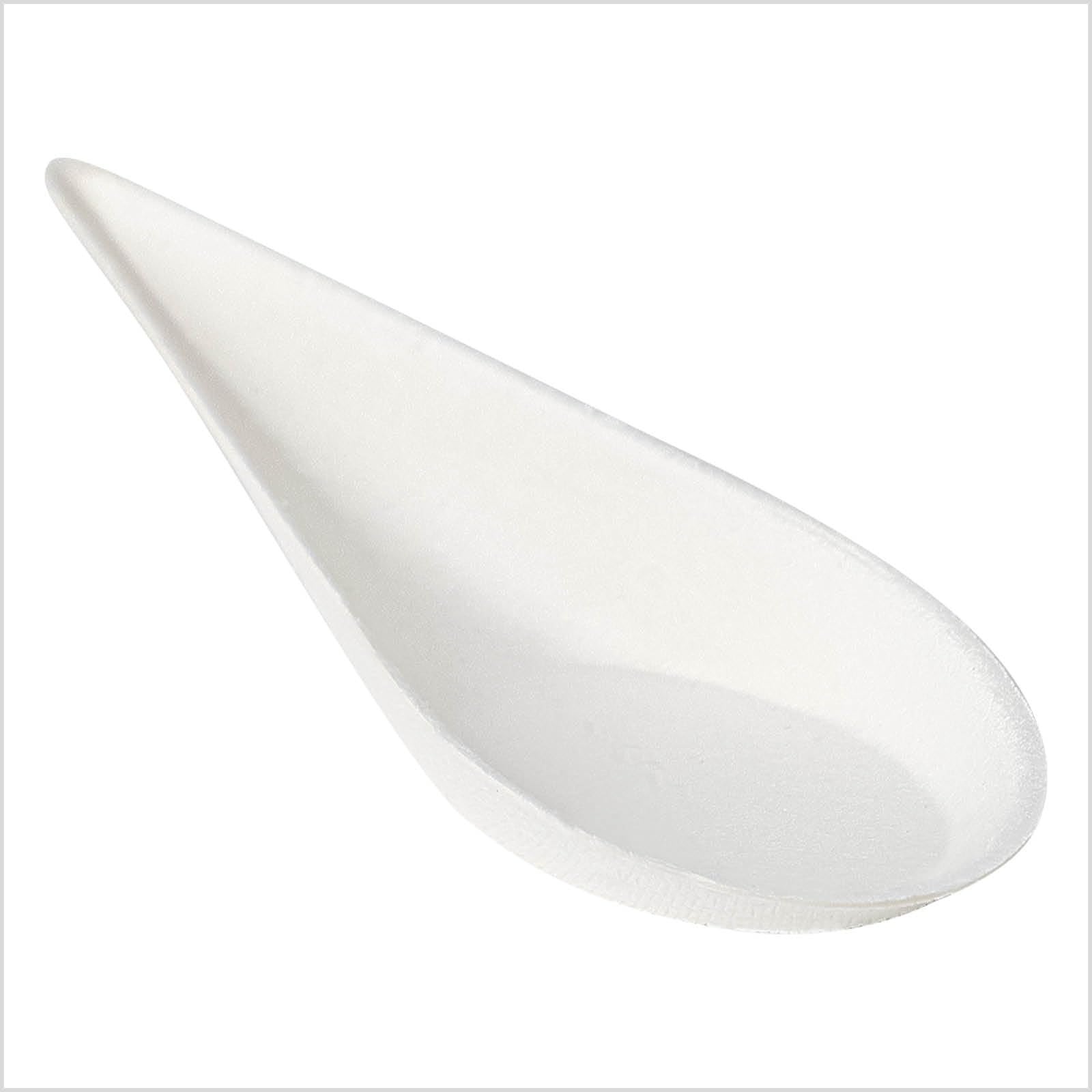Cucchiaio Catering Lacrima 10 x 4 cm Canna Zucchero 50 Unità