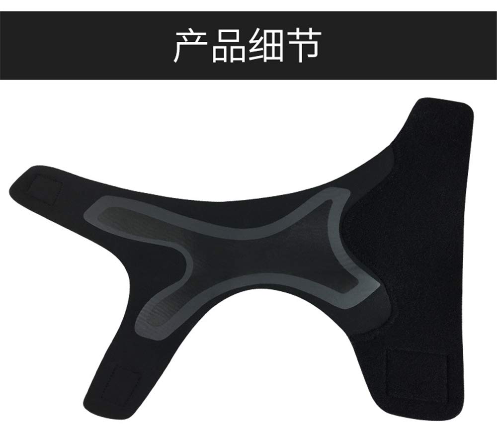 BaronHong Tobillera Unisex Transpirable Banda Ajustable para Deportes - Negro, M