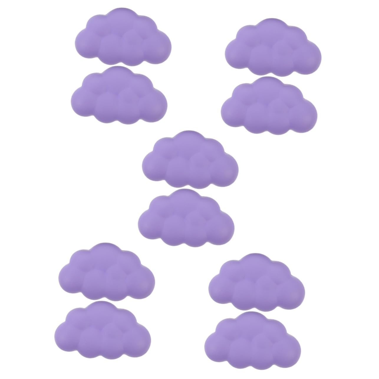 Tofficu 10 Pièces repose clavier repose main clavier repose poignet clavier repose-poignet support de poignet pour clavier repose-clavier de bureau antidérapant les nuages pavé de clavier