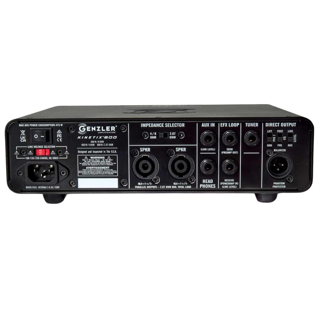 Amazon.com: GearTree Genzler Kinetix 800 Bass Tube Head, 800W