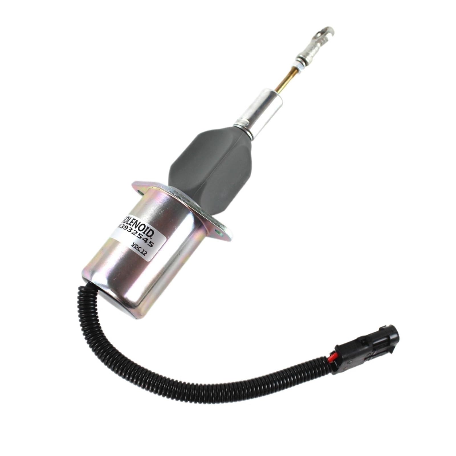 VKvmNYlxx Shut Off Solenoid for 3932545 SA-4639-12 6CT 6CTA Fuel Shut Down Solenoid Excavator Professional Accessories ﻿