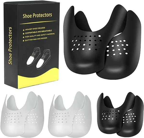 N2K2 ENTERPRISE 4 Pairs Of Anti-Wrinkle Shoes Flod Protectors Toe Box Defloder Shoes Flod Guards for Casual & All Shoes for Mens 7-12/ Womens 5-8 (B0CYGVGY7V) Amazon Price History, Amazon Price Tracker