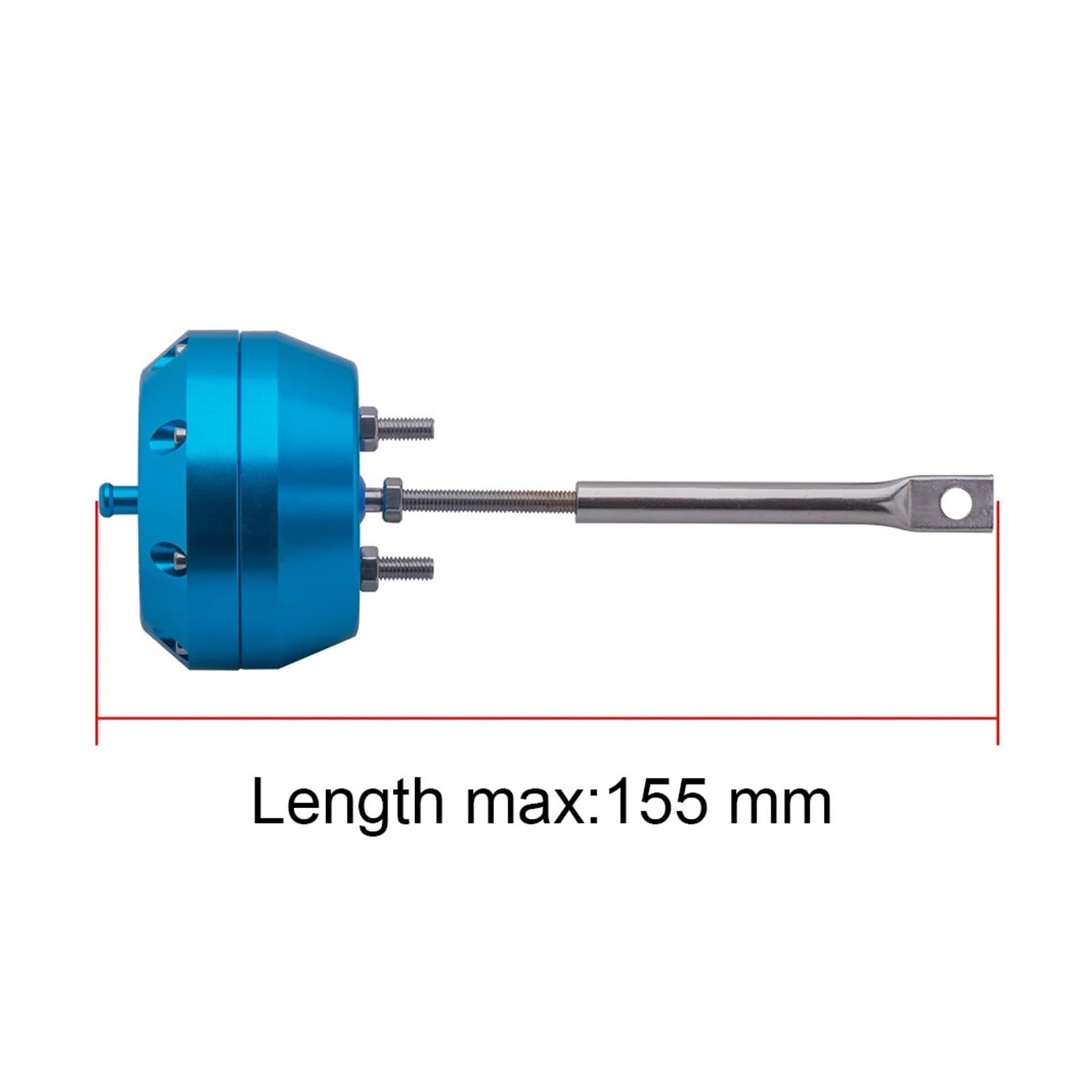 Valvola EGR Ricircolo Gas Scarico Wastegate Con Attuatore Turbo In Alluminio Billet Automatico Da 2,00" Per Valvola Di Scarico Turbo Caricabatterie Garrett T3, T3.5 E T4