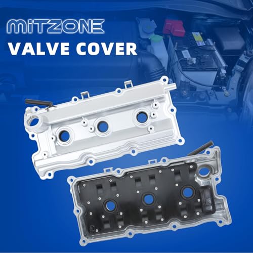 image for MITZONE Upgrade VQ35DE Left and Right Aluminum Valve Cover with Tube C