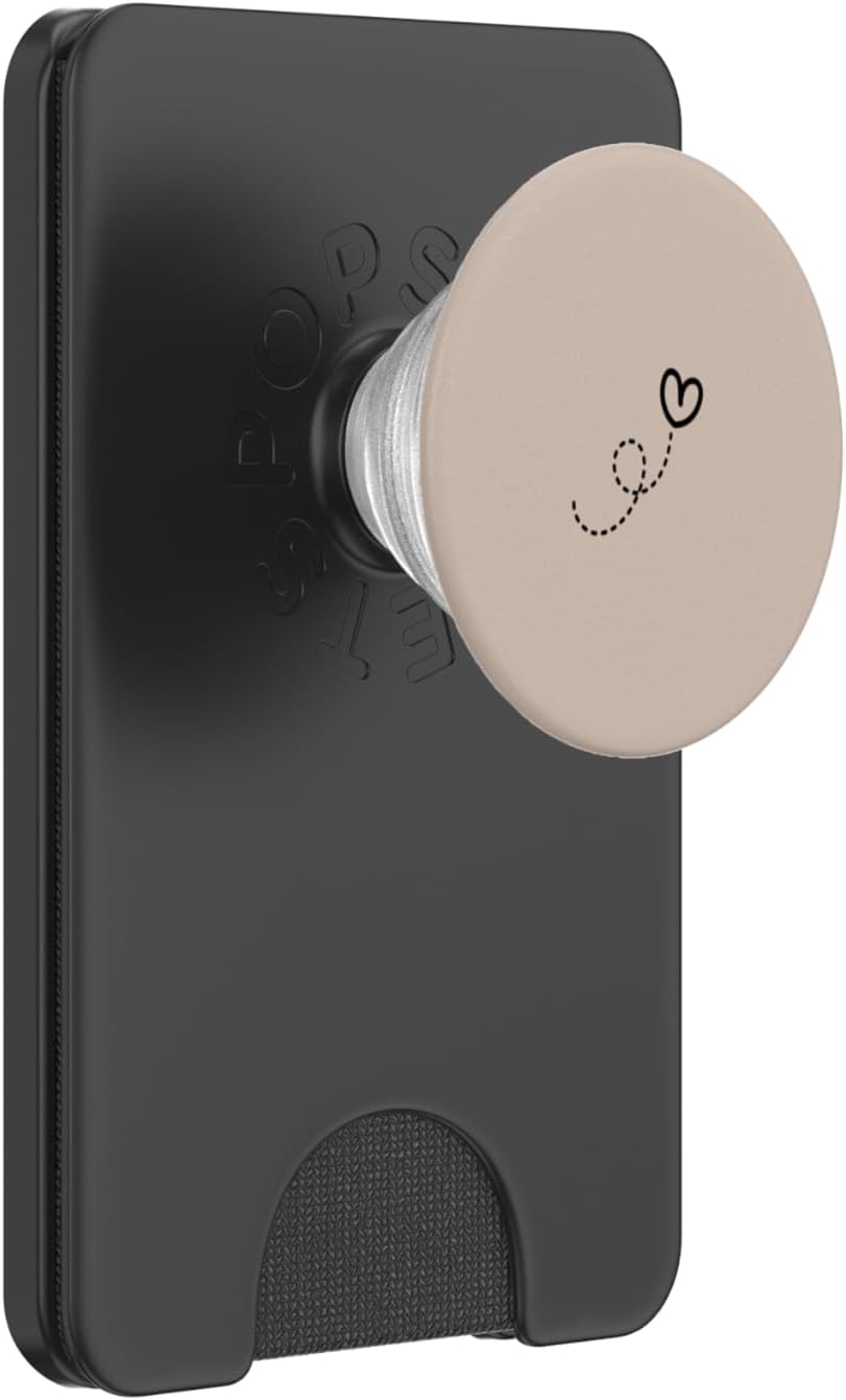 Heart Minimalist Doodle Valentines Love Girls PopSockets Adhesive PopGrip