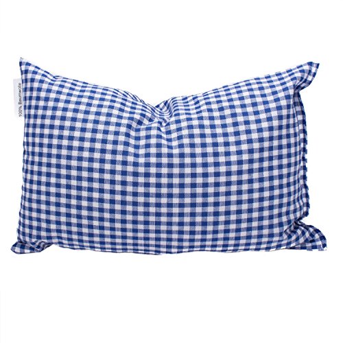 Formalind - Cojín relleno de 100% madera de pino de los Alpes u0096 Funda de cojín de algodón u0096 Contiene virutas de pino cembro recién cepillado (20 x 30 cm)