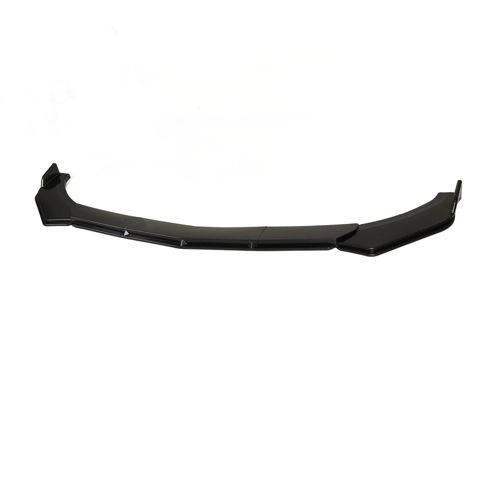 Spoiler Przedniego Zderzaka Splitter Lip 110-140cm Uniwersalny Regulowany Zestaw Karoseryjny do Siedzenia z Tworzywa ABS (styl z włókna węglowego)