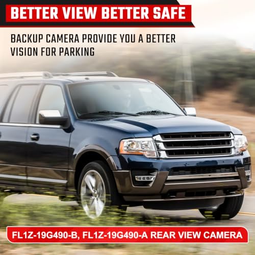 Image of FL1Z-19G490-A Rear View Camera Fit for Ford Expedition 2015 2016 2017 | Backup Cam Replaces FL1Z-19G490-B, FL1Z19G490A, FL1Z19G490B, 590-949, FO1960113C