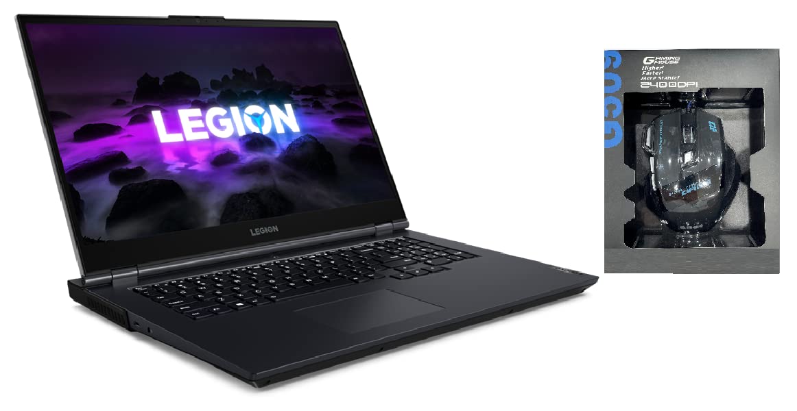 2022 Latest Lenovo Legion 5 Gaming Laptop 17.3” FHD Display AMD Ryzen 5 5600H Upto 4.2GHz 32GB 1TB SSD NVIDIA GeForce GTX 1650 4GB Backlit Eng Key WIN11 Phantom Blue With Free Gaming Mouse
