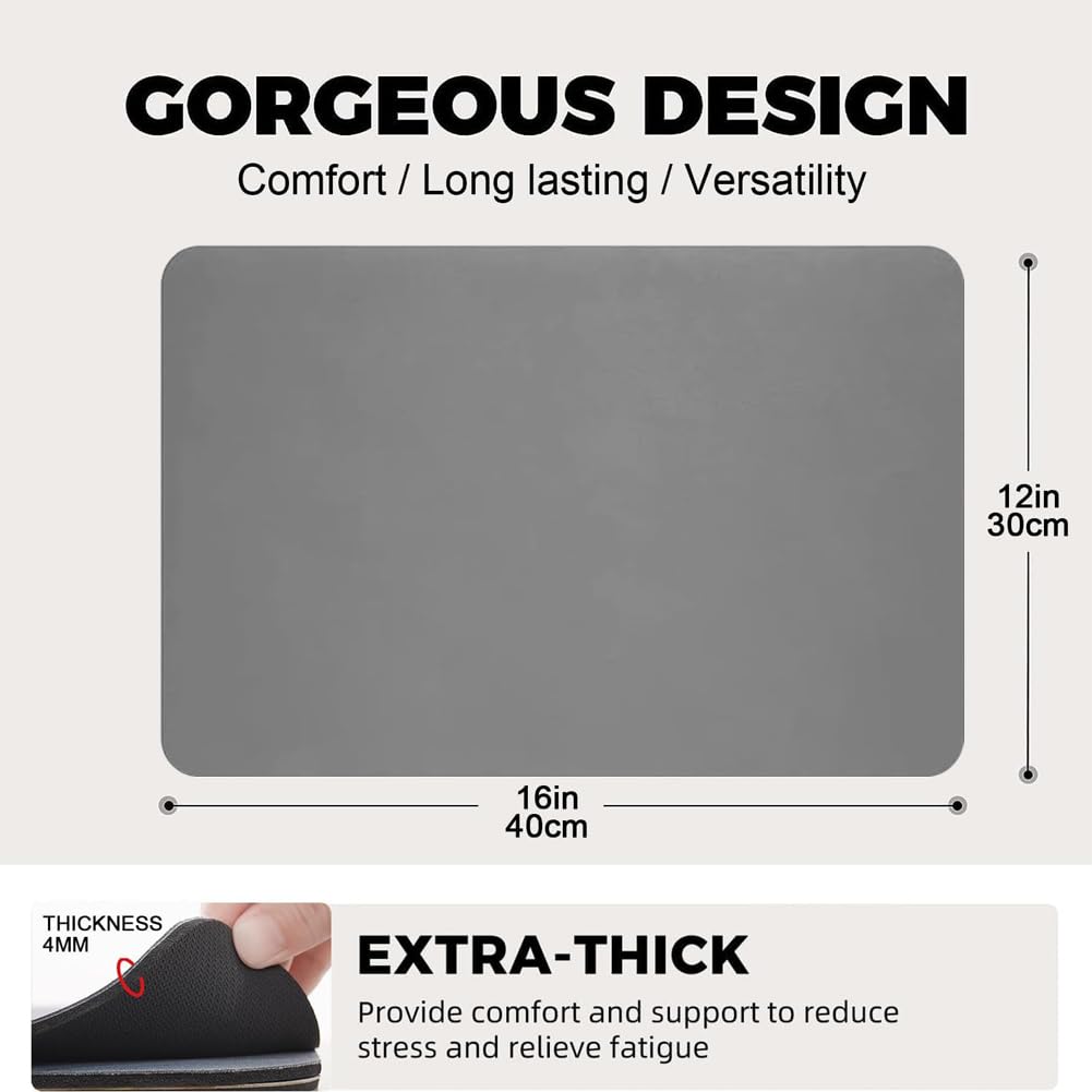 KASESSS Style Minimaliste Tapis Egouttoir Vaisselle 30x40cm