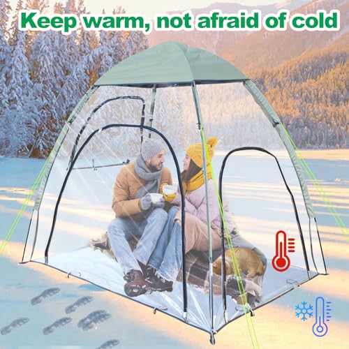 Carpa transparente para 2 personas para exteriores miniatura 3