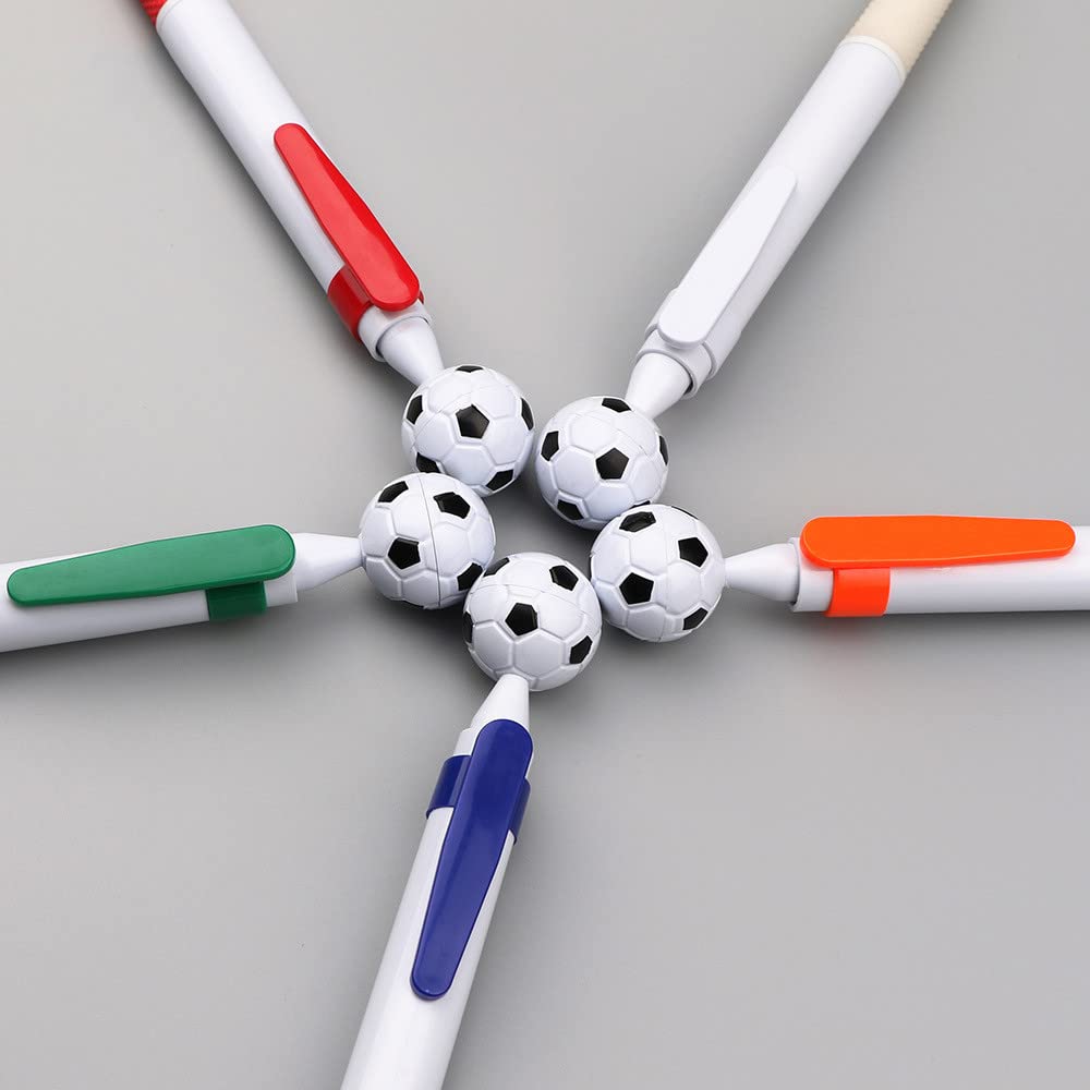 Fußball-Kugelschreiber – Nachfüllbar, Mit Rutschfestem Griff, 1,0 Mm Spitze, Lustiges Design