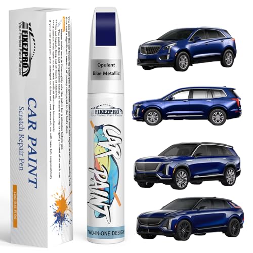 Image of Opulent Blue Metallic(GTR /WA705U) Touch Up Paint for Cadillac, Exact Color Match Car Paint Scratch Repair Remover Pen Kit Fix Vehicle Chips and Automotive Nicks Scuff
