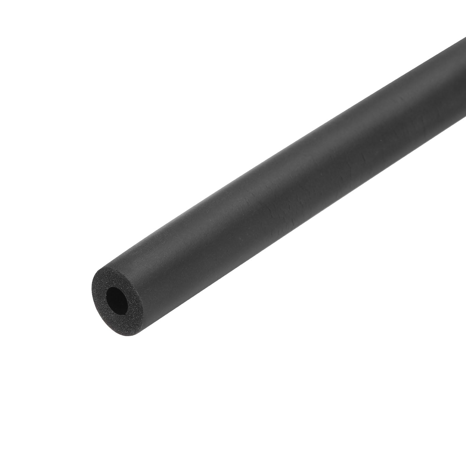 QUARKZMAN Insulation Foam Tube for Pipes, 8mm ID, 18mm OD, 24" Length, Heat Preservation, Freeze Insulation, Black