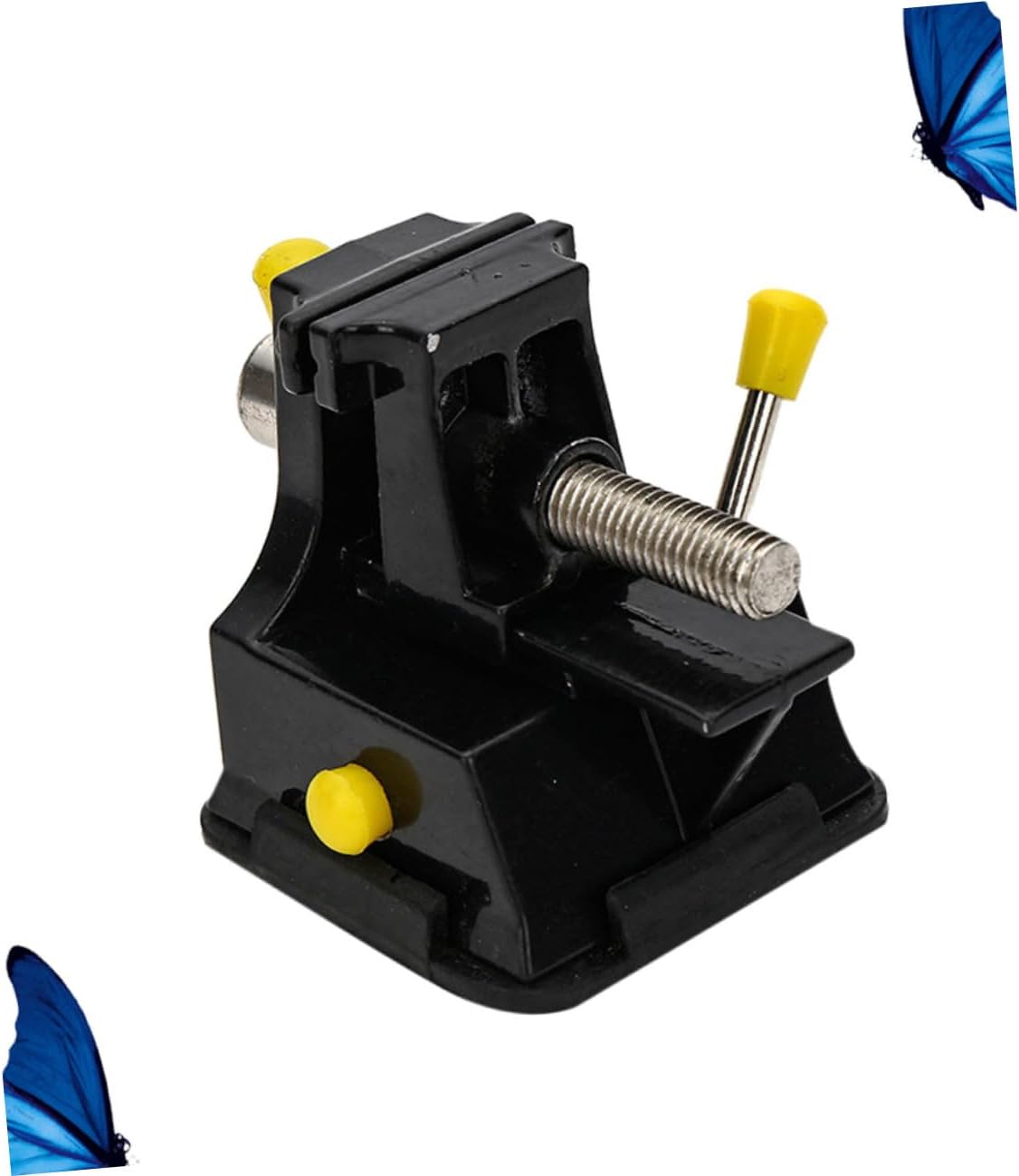 Artibetter Alloy Mini Table Vise Clamp, Portable Carving Bench Vise for DIY Craft, Woodworking, Jewelry, Household Workholding Tool
