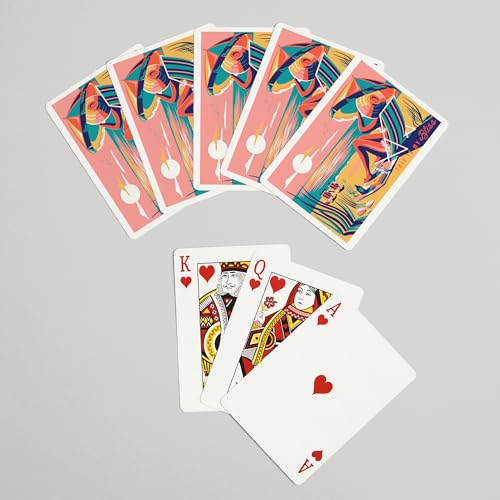 Mazo de Cartas Mujer en la Playa, 52 Naipes Póker miniatura 7
