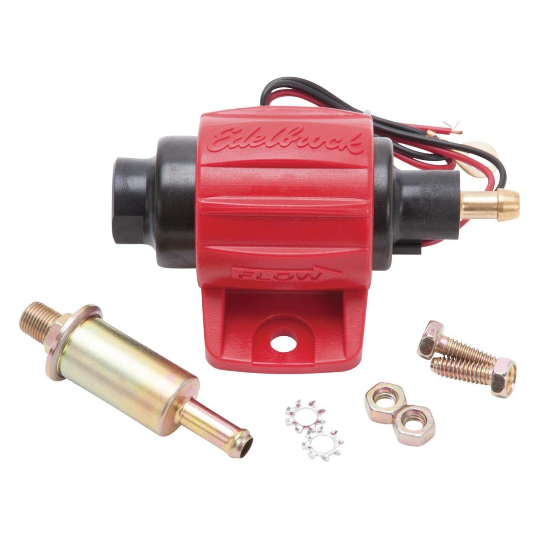 Edelbrock 17301 Pompe à carburant Rouge