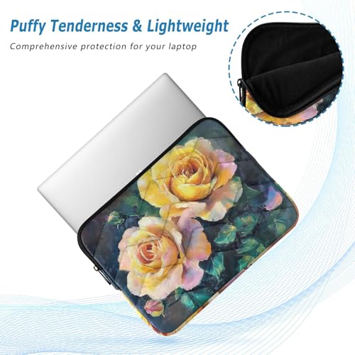 Funda para laptop 13 pulgadas con diseño floral miniatura 5