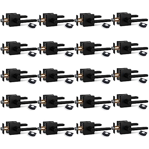 Image of NEWBANG (20Pack Bed /Bath Room Door Lever for Privacy Bathroom and Interior Door Door Lock Handle in Aged Matt Black