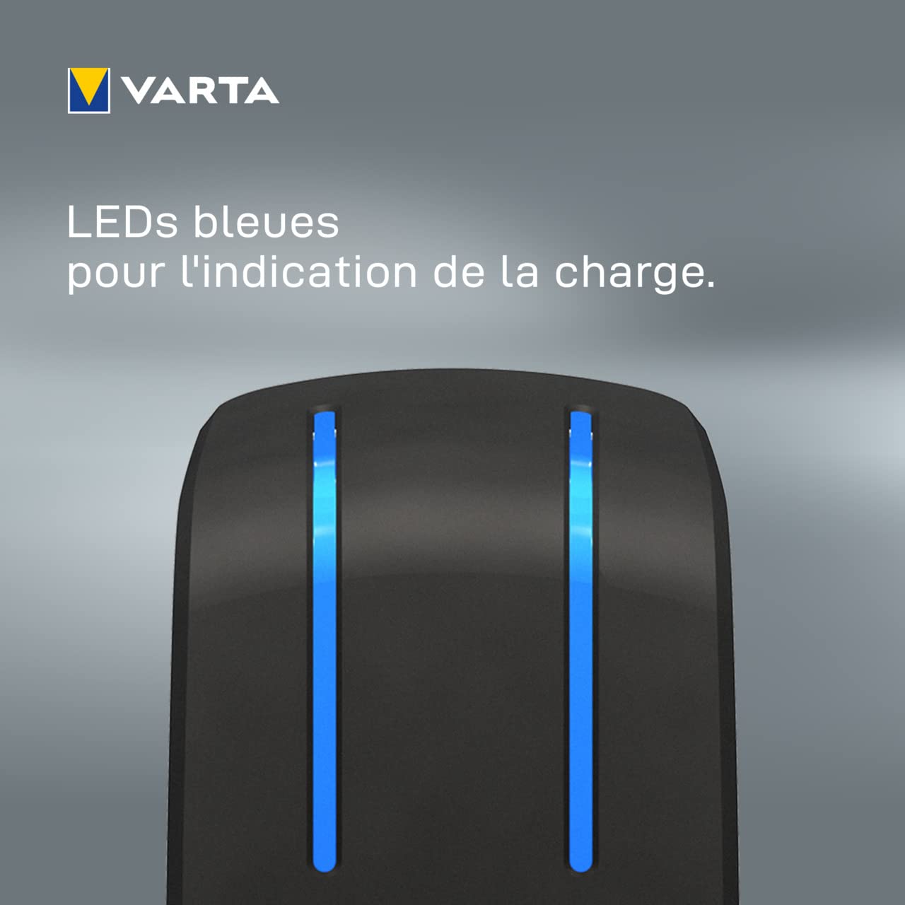 Chargeur Varta Pocket Charger pour un maximum de 4 AA / AAA piles (incl. 4 piles AA, 2100 mAh)