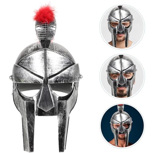Casque romain argenté au design européen ancien avec finitions soignées - 7