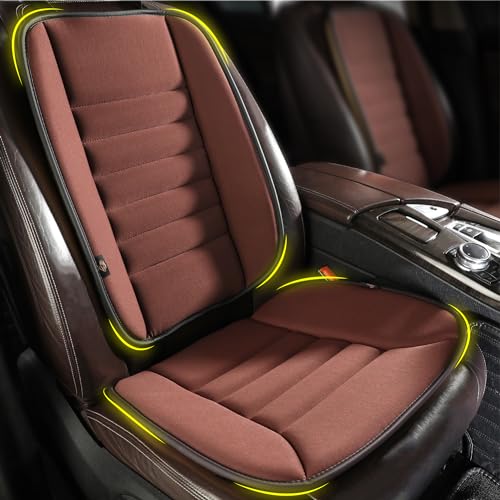 10 Best Chair to Sit in for Long Periods of Time: Top Ergonomic Picks 6 kingphenix Car Seat Cushion with Back Support Pillow: Enhanced Comfort Memory Foam Design for Pain Relief, Ideal for Drivers and Office Use - Ergonomic Lumbar Comfort for Long Sitting - Brown