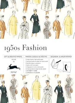 1950s Fashion: Gift & Creative Paper Book Vol.94 (Multilingual Edition) (English, French, Italian and German Edition)