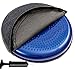 bintiva Inflated Stability Wobble Cushion, with Removable Washable Overlay, Including Free Pump/Exercise Fitness Core Balance Disc