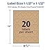 Avery Kraft Brown Heart Labels, Sure Feed Technology, 1.5